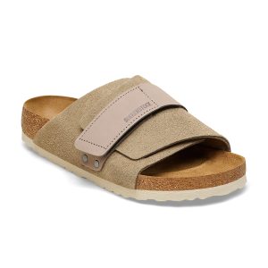 Kyoto Taupe Suede/Nubuck Leather