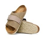 Kyoto Taupe Suede/Nubuck Leather