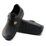 London Black Oiled Leather