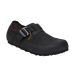 London Nova Black Textile/Nubuck Leather