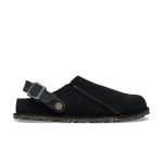 Lutry Black Suede Leather