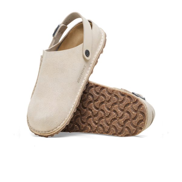 Lutry Eggshell Suede Leather