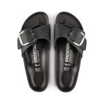 Madrid Big Buckle Black Oiled Leather