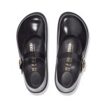 Mantova Droplet Buckle High Shine Black Natural Leather Patent