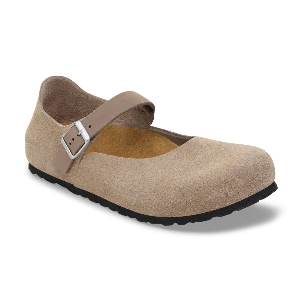Mantova Taupe Suede Leather