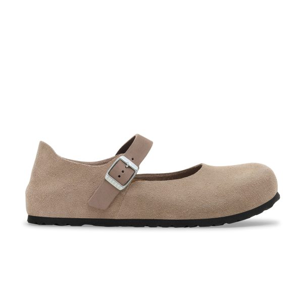Mantova Taupe Suede Leather