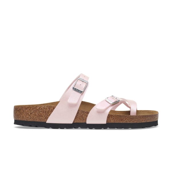 Mayari Saffiano Iridescent Light Rose Embossed Birko-Flor