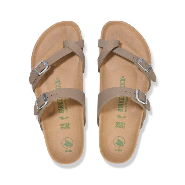 Mayari Vegan Grey Taupe Synthetic Soft Birki