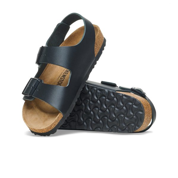 Milano Black Smooth Leather