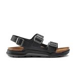 Milano Cross Town Arctic Black Waxy Leather