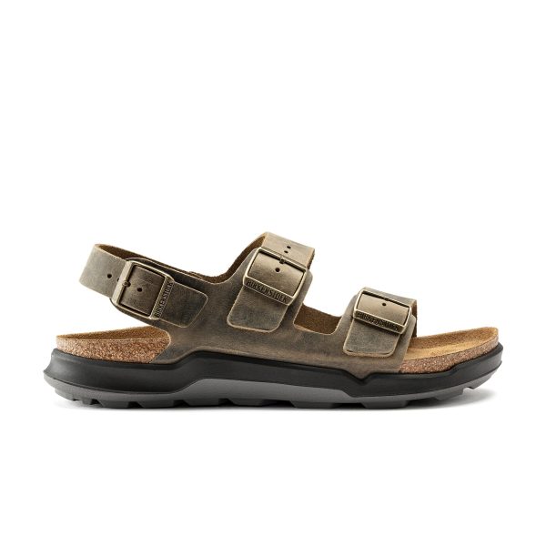 Milano Cross Town Arctic Faded Khaki Waxy Leather