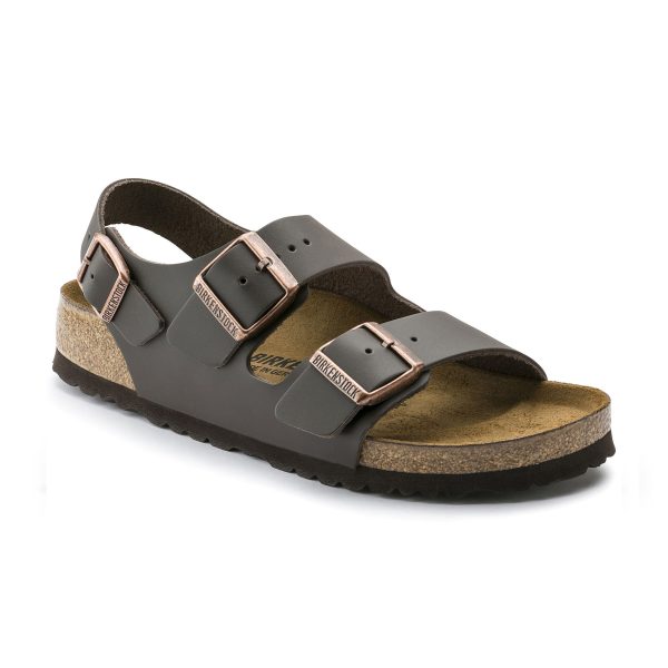 Milano Dark Brown Smooth Leather