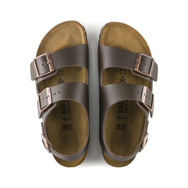 Milano Dark Brown Smooth Leather