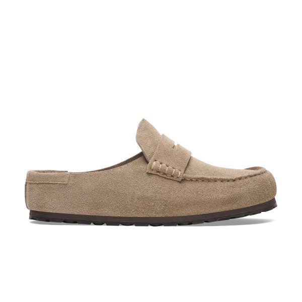 Naples Wrapped Taupe Suede Leather