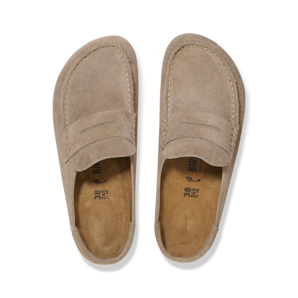 Naples Wrapped Taupe Suede Leather