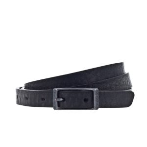 Ohio Belt Black Grained Leather 20mm One Size
