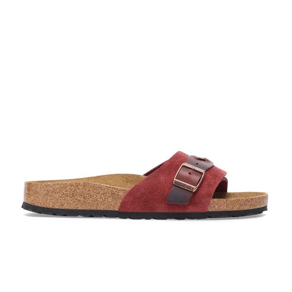 Oita Braided Zinfandel Suede Leather