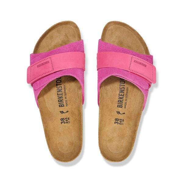 Oita Fuchsia Tulip Nubuck/Suede Leather