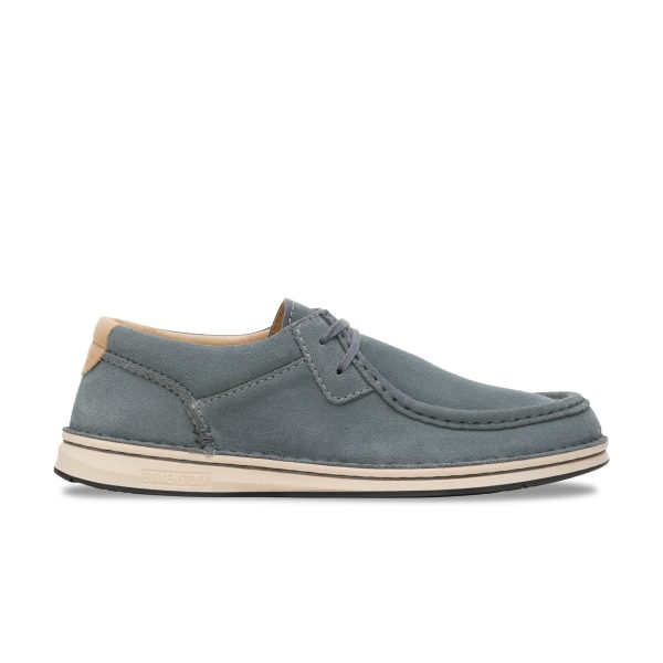 Pasadena Basalt Grey Suede Leather