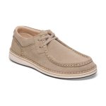 Pasadena Taupe Suede Leather