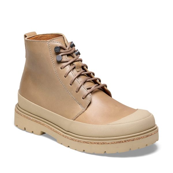Prescott Womens Taupe Natural Leather