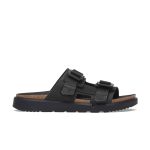Shinjuku 2 Strap Black Nubuck Leather/Textile