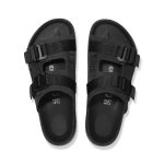 Shinjuku 2 Strap Black Nubuck Leather/Textile