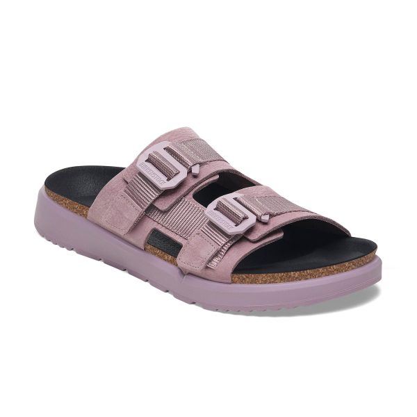 Shinjuku 2 Strap Faded Purple Nubuck Leather/Textile