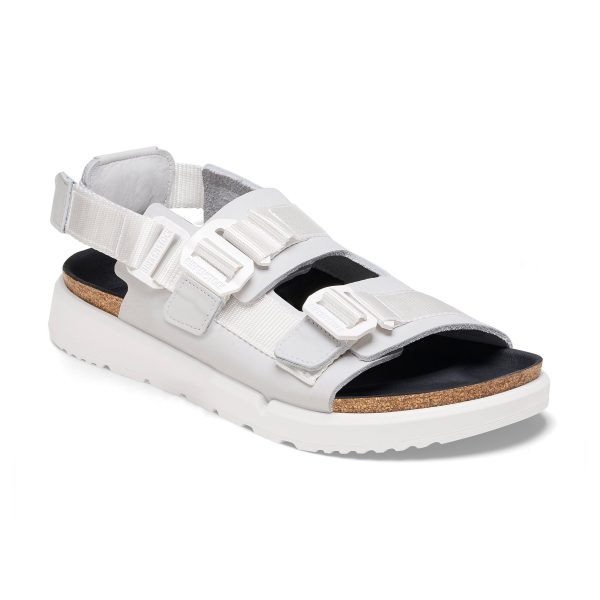 Shinjuku Antique White Natural Leather/Textile