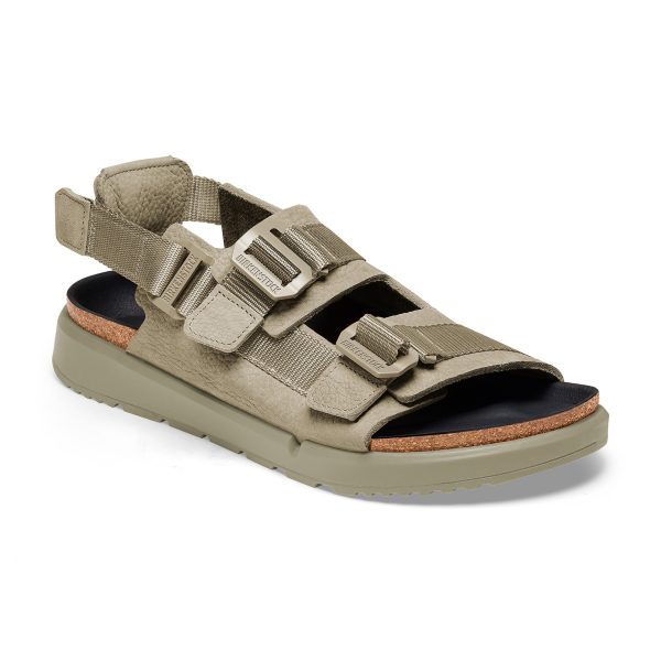 Shinjuku Eucalyptus Nubuck Leather/Textile