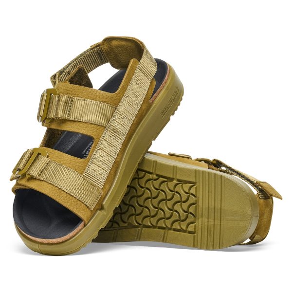 Shinjuku Pine Green Nubuck Leather/Textile