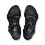 Soley Ring-Buckle Black Smooth Leather