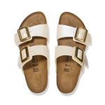 Sydney Cushion Buckle Graceful Pearl White Birko-Flor