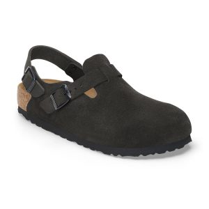 Tokio Black Suede Leather