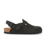 Tokio Black Suede Leather