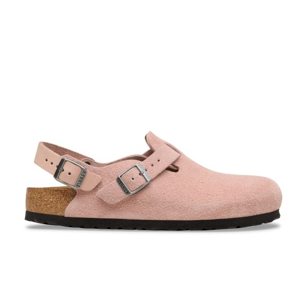 Tokio Pink Clay Suede Leather