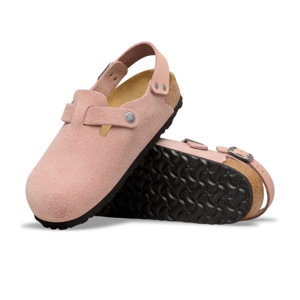 Tokio Pink Clay Suede Leather