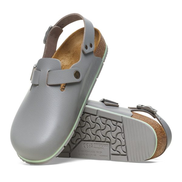 Tokio Pro Grey PU Coated Natural Leather