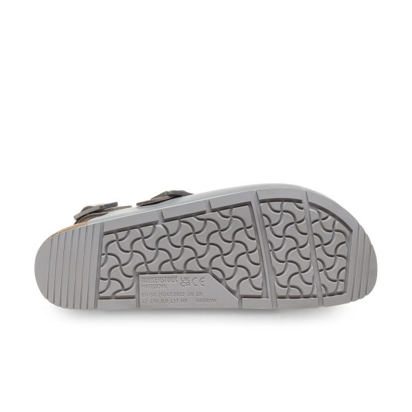 Tokio Pro Grey PU Coated Natural Leather