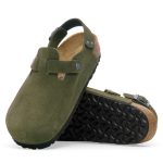 Tokio Thyme Suede Leather