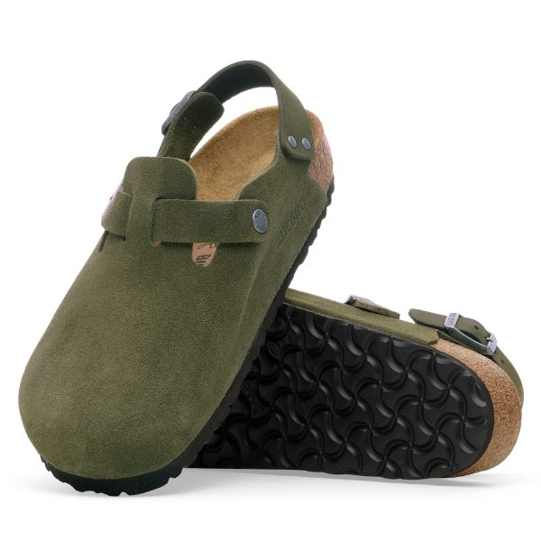 Tokio Thyme Suede Leather