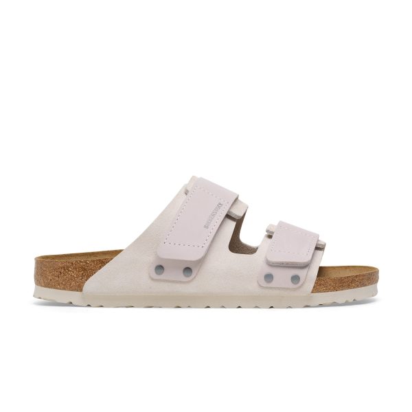 Uji Antique White Suede Leather