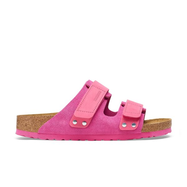 Uji Fuchsia Tulip Nubuck/Suede Leather