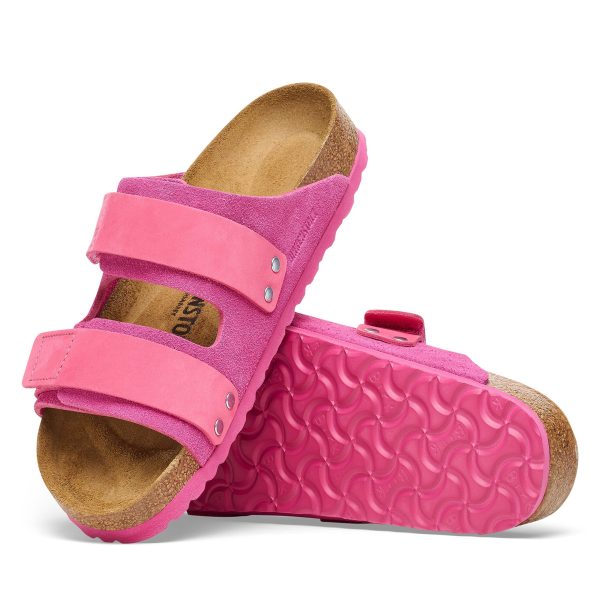 Uji Fuchsia Tulip Nubuck/Suede Leather