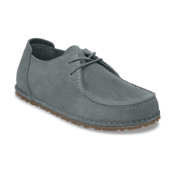 Utti Lace Basalt Grey Suede Leather