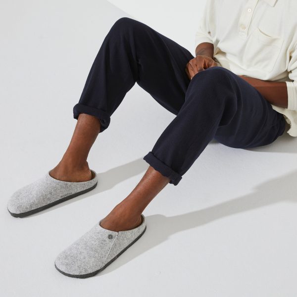 Zermatt Light Grey Wool Felt