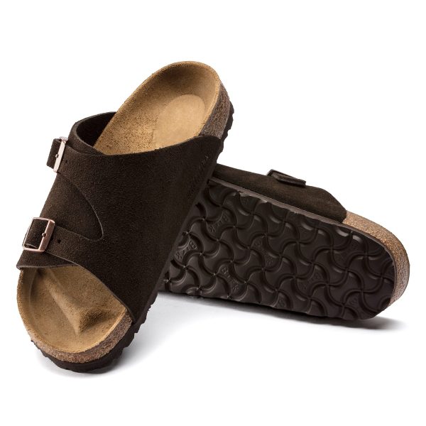 Zurich Mocca Suede Leather