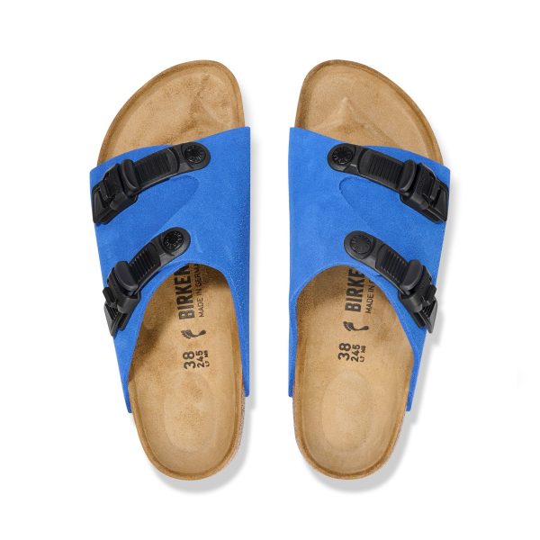 Zurich Tech Ultra Blue Suede Leather